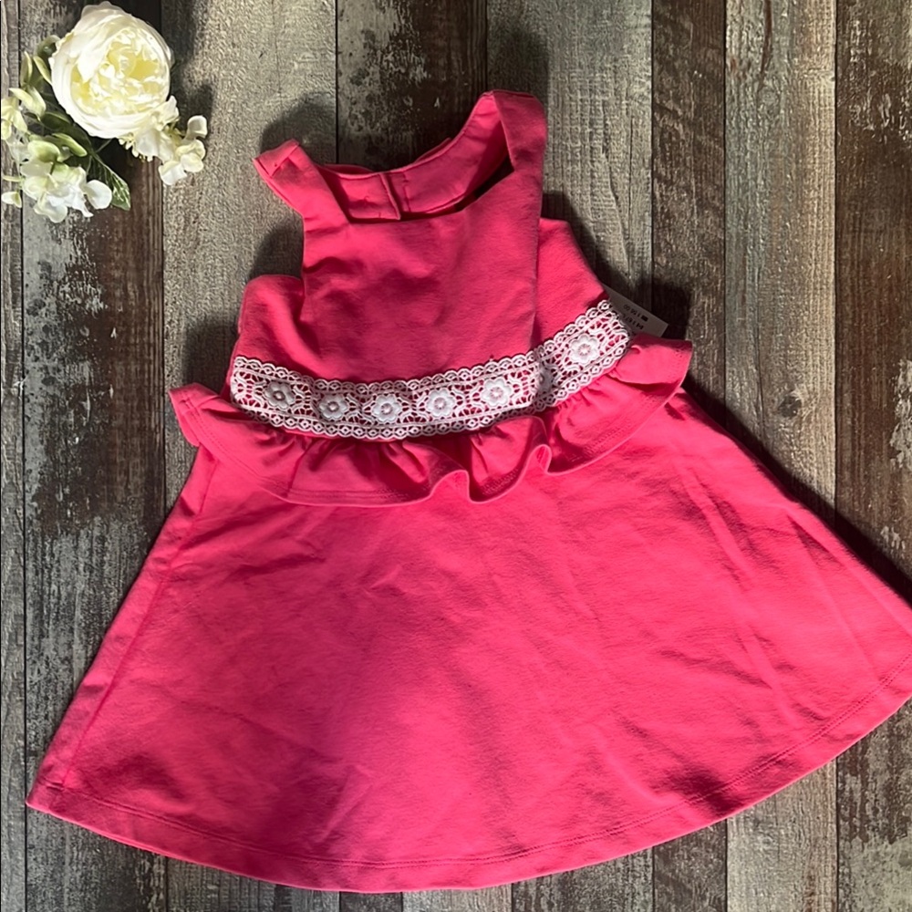 Janie and Jack Pink Halter Sundress for Wedding Guests